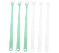 HOUDERCO 6pezzi Spazzolini Portatili Per Gatti e Cani Spazzole Resistente All Usura Per Igiene Orale Domestica Adatte Piccoli Animali Come Chihuahua e Yorkshire Terrier