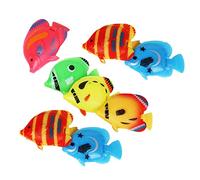 HOUDERCO 8 Pezzi Giocattoli Di Pesce Finti Simulati Decorazione Galleggiante Pesce Artificiale Impostore Serbatoi Di Pesce Acquario Pescare Pesce Giocattolo Decorazioni Per Acquari Plastica