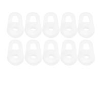 HOUDERCO Accessori Copri Auricolari Wireless 20 Pezzi in Silicone Semi-Trasparente, Cappucci da 10,5-14 MM, Ricambi per Cuffie Auricolari per Attività Sportiva e Uso Quotidiano