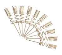 HOUDERCO Antenna a Molla Ispessita in Rame Fosforoso, Set da 10 Pezzi Bobina Elicoidale Saldata per Segnale Wireless, Compatibile Dispositivi di Comunicazione Dati per Uso Domestico