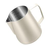 HOUDERCO Brocca del Acciaio Resistente Latte in e Inossidabile 600ml alla Ruggine per Migliorare L'arte Uso Professionale e Domestico