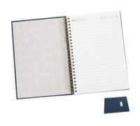 HOUDERCO Coil Book Planner Per Insegnanti Planner Da Tavolo Planner Semplice Planner Per Obiettivi Giornalieri Planner Riutilizzabile Planner Giornaliero Planner Per Studenti Planner Per
