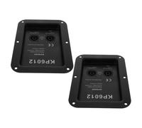 HOUDERCO Connettore a Morsetto per Cavi Subwoofer in Ferro Resistente, Piastra Terminale 2 Pezzi per Scatola di Giunzione Altoparlanti, Installazione Audio Compatibile Stage Box 612