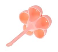 HOUDERCO Cuociuova in Silicone Rosa Design a 5 Fori, Pentola Resistente per Uova Sode e Pappa, per Ragazzo Ragazza e Uso Quotidiano