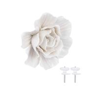 HOUDERCO Decorazione da Ornamento da Appendere 3d in a Forma di Rosa Gancio per ed, per Ingressi e Spazi