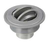 HOUDERCO Deflettore per Condizionatore Rotondo in Abs per Uscita Aria Camper Design Semplice ed Elegante per Creare Un'atmosfera Estiva Confortevole