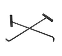 HOUDERCO Gancio per Sollevamento Pratico Tombino in Inossidabile 2 Protezione Antinfortunistica e Design Semplice in Ambienti Industriali