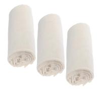 HOUDERCO Garza per Formaggio in Cotone Naturale 100X90 CM, Panno Filtrante Multiuso per Latte Vegetale e Yogurt, Set da 3 Pezzi per Cucina e Fermentazione Artigianale