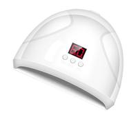 HOUDERCO Lampada UV LED per Unghie 36w Sensore Automatico, Plastica Bianca, Sicura gli Occhi, per Gel e Colla Unghie