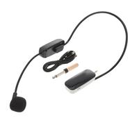 HOUDERCO Microfono Wireless Uhf Cuffia a Archetto, Microfono Direzionale Professionale senza Fili, per Conferenze e Presentazioni, Design Leggero e Resistente
