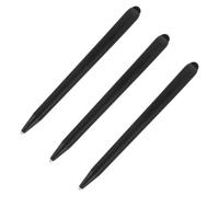 HOUDERCO Penna Stilo 3 Pezzi Doppia Estremità in Gomma Morbida per Tablet e Telefoni, per Giochi e Lettura, Resistente e Adatta a Tutte le Età