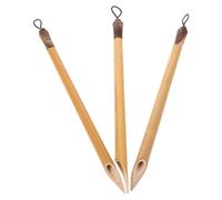 HOUDERCO Penne Calligrafiche Leggere Set 3 Piatta in Bambù e Vintage, per Calligrafia Tradizionale e Strumenti per Pittura Artigianale
