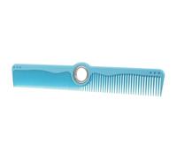 HOUDERCO Pettine da Taglio Professionale con Asse Rotante e Denti Fini in Tpr per Parrucchieri, per Saloni di Bellezza e Barberie, Colore Blu
