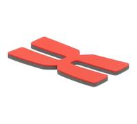 HOUDERCO Piastra Ponderata per Racchetta da Tennis in Silicone a Forma di H 3g, Accessorio Affidabile per Prestazioni Ottimali Sul Campo da Gioco