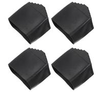 HOUDERCO Piedini in Gomma Antiscivolo per Scala Tecnica 4 Pezzi Coperture Resistenti all'Usura per Protezione Domestica