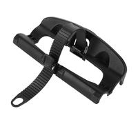 HOUDERCO Portabici da Tetto per Auto in Metallo e Plastica, Supporto Robusto e Affidabile per Ruota Anteriore, Accessorio per Trasporto Biciclette