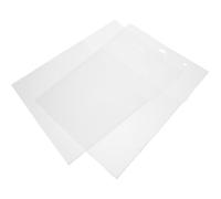 HOUDERCO Portadocumenti da Parete 2 Pezzi, Organizer di Cartelle Sospese 24x33x1 Cm, Porta Posta Multiuso per Casa e Ufficio, Supporto da Parete per Riviste, Documenti e Libri