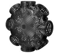 HOUDERCO Rete da Pesca per Anguille e Gamberi Gabbia Portatile in Plastica per Pescatori di Laghi e Fiumi