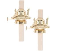 HOUDERCO Ricambio Stoppino in Ferro Design Semplice e Finitura Fine 2 Accessori per Lampade a Stili Multipli per Lampada Regolatore Stili Multipli