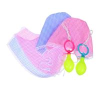 HOUDERCO Set 2 Pezzi Accessori per Cosplay Adulti Bavaglini, Cappelli e Ciucci Divertenti e Plastica Pp per Feste e Raduni Design Pratico e Durata Prolungata