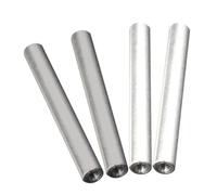 HOUDERCO Set 4 Pezzi Tondini di Ferro e Alluminio per Elettrolizzatore Acqua Design Compatto e Versatile, per Uso Domestico e Viaggi