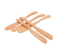 HOUDERCO Set 5 Pezzi Spatole da Cucina in Legno per Formaggio da Tramezzino e Burro Coltelli per Formaggio e Oggetti la Cucina per Atmosfera Estiva Riutilizzabile