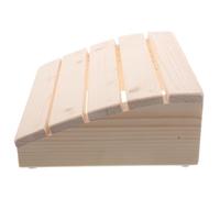 HOUDERCO Sgabello in Legno Beige Ergonomico per Bambini Principiante Poggiapiedi Resistente per Pratica Piano a Scuola di Musica