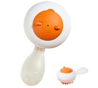 HOUDERCO Spazzola da Bagno per Cani e Gatti potere Pulente Forte, Design Monopezzo in Pp e Tpr, per Massaggi Rilassanti nel Bagno degli Animali Domestici