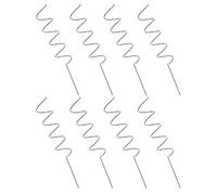 HOUDERCO Supporto per Piante a Spirale in Ferro 8 Pezzi, Picchetto da Giardino Facile da Inserire per Proteggere la Crescita di Rose Cinesi e Cactus Granchio, per Interno ed Esterno