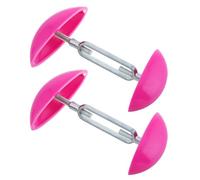 HOUDERCO Tenditore Scarpe Regolabile 1 Paio in Rosa, ABS e Alluminio per Scarpe Uomo e Donna Utile per Scarpe da Casa e Lavoro