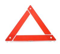 HOUDERCO Triangolo per Sicurezza Pieghevole Metallo per in Plastico Stradale di Segnalazione di Emergenza Rosso Laterale Auto Parcheggio
