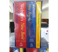 Houghton Mifflin 1020842 Webster-Feets New Essential Reference Three-Book Desk Set Paperback HOU1020842