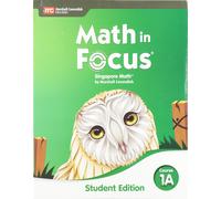 Houghton Mifflin Harcourt Student Edition Volume a Course 1 2020 (Tascabile)