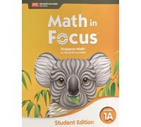 Houghton Mifflin Harcourt – Math in Focus Grade 1 – Edizione Studente Volume A – 2020 – Tascabile