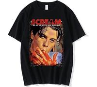 HOUKEEYUE Cool Scream Movie Scream Horror Movie Shirt Billy Loomis T Shirt Movie Shirt We all Go A Little Mad Billy T Shirts