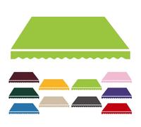 HOUKOIKBUG Telo Per Tenda Parasole Da Esterno 400cm 500cm 600cm Tessuto Di Ricambio Per Tenda Da Sole Retrattile Manuale Telo Per Tende Da Sole Veranda(Light green,6.5x5ft/2x1.5m)