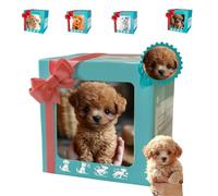 HOUKUNKA Aggiornamento 2026 Cucciolo Robot, Il Mio Cucciolo Robot Realistico, Compagno Animale Domestico Interattivo con Gesti Espressivi Camminare, Abbaiare, Scodinzolare per Bambini (D*1)