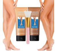HOUKUNKA Trucco Per Le Gambe Impermeabile Senza Trasferimento, Lozione Per Il Trucco Del Corpo Con Copertura Totale Per Vene Varicose E Cicatrici, Colore #2+#3