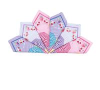 HOULIFE Fazzoletti in puro cotone pettinato, per ragazze, ragazzi, studenti, uso quotidiano, 6/12 pezzi, 33 x 33 cm Misto di 6 pezzi. Small