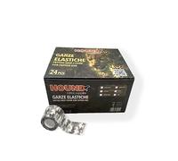 HOUND - 24PZ Bendaggi Autoadesivi Multifunzionali, Elastici per Pronto Soccorso e Sport - Perfetti per Trattamenti Medici, Fasciature Pronto Soccorso, Copri Grip per Tatuaggi - 5cm x 4.5m (SNOW)