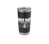 Hound Mom Loves Treeing Walker Bluetick Cane Razza Coonhound Bicchiere termico in acciaio inox doppia parete