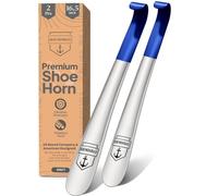 HOUNDSBAY Labrador 41cm Calzascarpe di Metallo - Molto Lungo e Stabile (Blu Navy)