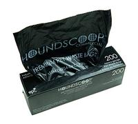 HOUNDSCOOP® Confezione da 2000 sacchetti per rifiuti di animali domestici in rotolo (10 rotoli da 200 sacchetti per rotolo) sacchetti per rifiuti di cani per HOA, residenziale, commerciale roll bag
