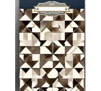 HOUNDSTOOTH FABRIC * CORNELL NOTES SYSTEM COLLEGE COURSE NOTEBOOK+BONUS: Address/CellPhone Contact-Greek Fraternity Sorority Men Women Journal Diary ... Homeschool High School Ivy League University