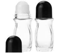 Houolsator Contenitore a sfere a rulli da 2 pcs 50 ml/1, 76 oz bottiglie rullo rulli anti-slip prova di perdite prova di perdita per oli.