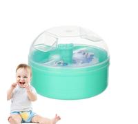 Houppette per polvere corporea, applicatore di polvere corporea, applicatore e contenitore di polvere per il corpo dei più piccoli, soffio di polvere per il corpo dopo il bagno per i bambini e