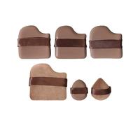 Houppette Trucco, Spugna di Fusione, 6 Pezzi Riutilizzabili Dolci per Trucco Fondotinta Contourage Travel Applicazione Casa Blending