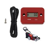 Hour Meter - High Voltage Hour Counter, Timer induttivo impermeabile | Motorcycle Engine RPM Measuring Tachometer Use For Lawn Mower Snowmobile Marine Boat Snow Blower Bike ATVs Pressure Washer