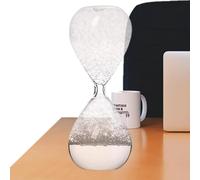 Hourglass - Timer di movimento artistico a bolle per scrivania e decorazione domestica | Ornamento liquido in vetro per rilassamento, stress, display creativo, conforme