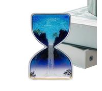 Hourglass - Timer di sabbia | decorazione Hourglass | Glow-In-The-Dark Hourglass, Galaxy Waterfall Effect Design Hourglass, Hourglass Decor For Bedroom, Dormitory, Study, Children's Room - Home Decor